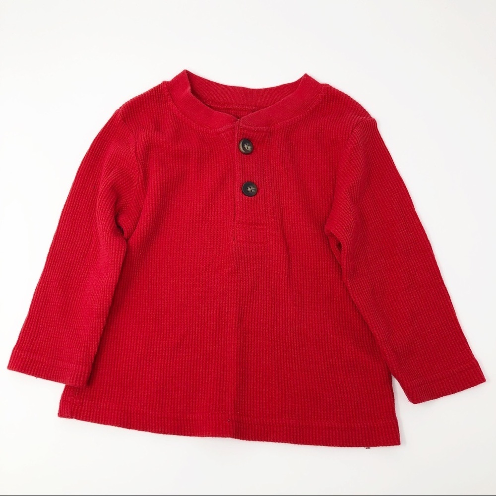 Garanimals | Boys Red Thermal Sweater